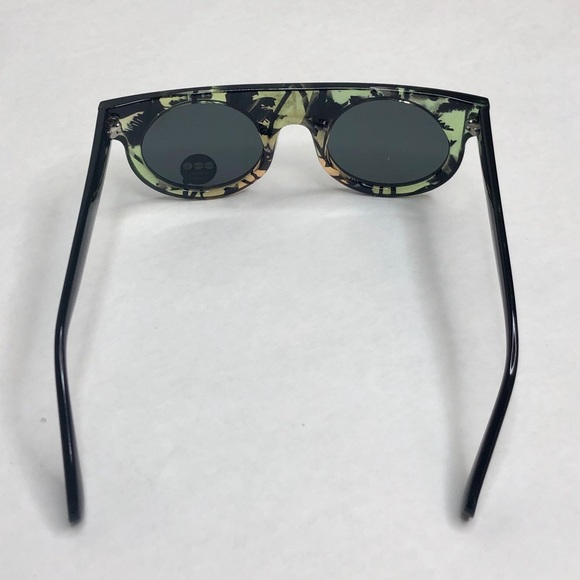 KOMONO Hippolyte Palms Sunglasses NEW green black shield style - Picture 8 of 10